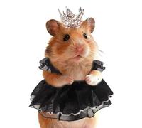 Dwarf Hamster Clothes - Costumes for Gerbils | Mini Dress for Hamster | for Birthday Halloween Christmas Photos Indoor Games Travel Shelters Shops & Pet Owners
