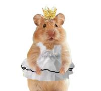 Dwarf Hamster Clothing, Soft Gerbils Fancy Dress Costume With Crowns, Breathable And Skin-friendly, Suitable For Small Pet Ferrets, Hamsters, And Guinea Pigs