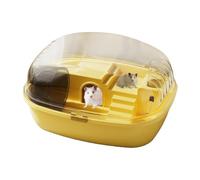 Dwarf Hamster Habitat - Compact Rodant Cage, Small Animal Play House | Durable Cage Design For Hamster Rest And Exploration, Great For Bedrooms Living Spaces, Enclosure With Ventilation System