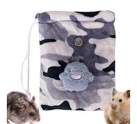 Dwarf Hamster Sleeping Bag,Drawstring Flannel Small Hamster Sleeping Pocket | Drawstring Flannel Squirrel Bed Chinchilla Nest Warm For Squirrels Snakes