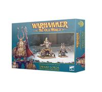 OLD WORLD DWARFEN MOUNTAIN HOLDS: DWARF LORDS WITH SHIELDBEARERS GAMES WORKSHOP