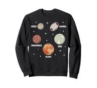 Dwarf Planets Solar System Astronomy Science Design Sweatshirt