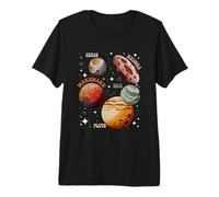 Dwarf Planets SolarSystem Ceres Eris Pluto Haumea Space Premium T-Shirt