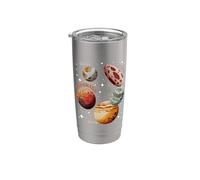 Dwarf Planets SolarSystem Ceres Eris Pluto Haumea Space Stainless Steel Insulated Tumbler