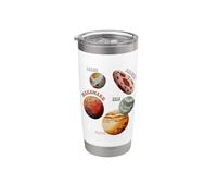 Dwarf Planets SolarSystem Ceres Eris Pluto Haumea Space Stainless Steel Insulated Tumbler