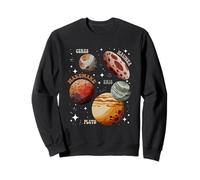 Dwarf Planets SolarSystem Ceres Eris Pluto Haumea Space Sweatshirt