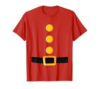 Dwarf Red Costume Color Matching Funny Halloween T-Shirt, Men, Red, X-Large