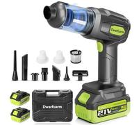 Dwarfuarm Car Vacuum Portable Cordless, 20000Pa-75000RPM High Power Dust Buster, 4-in-1 Handheld Vacuum Cleaners for Home, Car, Pet Hair, Keyboard