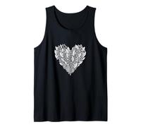 Dwarven Axes Heart Shape Love Fictional Vikings Tank Top