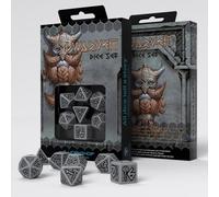 Dwarven - Dice Set: Gray & Black