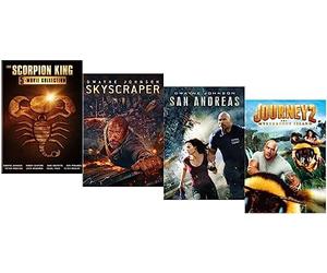 Dwayne Johnson 8-Movie Collection: San Andreas / Skyscraper / Journey 2: Mysterious Island / The Scorpion King 1,2,3,4 & 5 [DVD, 8-Pack] Region 1/A