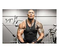 Dwayne The Rock Johnson Autograph Signed A4 Photo Print