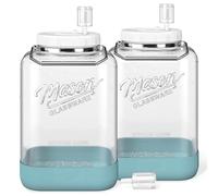 Dwbligt Large Fermentation Jars with Airlock, 2 Gallon Glass Jar with Lid