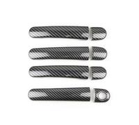 DWBXRRQS Car Door Handle Pull Cover Compatible with Skoda for Superb 2001-2008 for Octavia 2001-2007 Car Exterior Door Handle Covers Sticker Trim Accessories