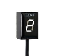 DWBXRRQS Speed Gear Indicator Compatible With For ZX6R 2003 2004 2005 2006 2007 2008 Motorcycle Gear Shift Sensor Waterproof Gear Shift Indicator Digital Meter Display(White)