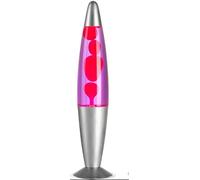 DWD 16 Inch Lamp for Relaxation Peace Liquid Motion Rocket Novelty Desk Lamp Retro Nostalgia Relaxing Mood Light Smooth Slow Motion Wax Therapeutic Sensory (Pink Liquid Pink Wax)