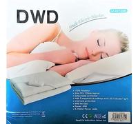 DWD® Premium Comfort Electric Blanket - Control with 2 Heat Settings, Detachable Controller Safe Overheat Protection Polyester, White (Single (60 x 120cm))