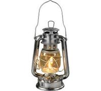 DWD ® Vintage Decor ® Storm Lantern 10 inch Premium Oil Lamp Silver Burning Hurricane Lantern Retro Kerosene Lamps Classic Oil Lamp Table Lanterns for Home, Garden, Camping Citronella