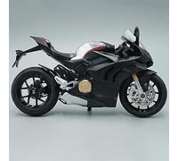 DWDUI 1/12 Diecast Motorcycle Model Toy With Sound & Light For Children's Gifts Adult Collection For V4S