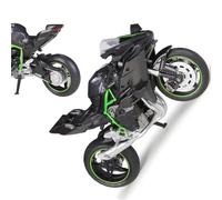 DWDUI 1: 12 For For Ninja H2 R H2R Highway Simulation Alloy Motorcycle Model Toy Ornament Finished Product With Base
