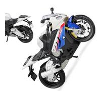 DWDUI 1:12 For S1000RR S1000 RR Alloy Diecast Motorcycle Model Workable Shork-Absorber Toy For Children Gifts Collection
