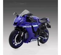 DWDUI 1:12 For YZF-R1M Toy Motors Alloy Diecasts Motorcycle Models With Shock Absorption Front Wheel Steering Toys For Kids' Gifts