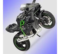 DWDUI 1:12 Scale For For Ninja H2R H2 R Motorcycle Diecast Metal Bike Miniature Race Toy For Gift Collection