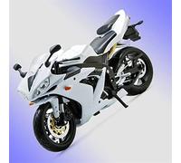 DWDUI 1:12 Scale For YZFR1 White Motorcycle Model Motorcycle Diecast Metal Bike Miniature Race Toy For Gift Collection