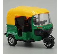 DWDUI 1/14 For Children's Gifts Adult Collection Diecast Motorcycle Model Tricycle Taxi Pull Back Function With Sound & Light
