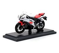 DWDUI 1:18 Alloy Diecast Motorbike Model Workable Shork-Absorber Toy For YZF-R6 For Children Gifts Toy Collection