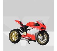 DWDUI 1/18 Alloy Diecast Motorcycle Model Workable Shork-Absorber Toy For 1199 Superleggra For Children Gifts Toy Collection