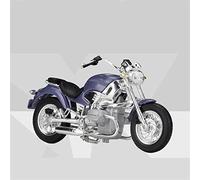 DWDUI 1/18 Alloy Diecast Motorcycle Model Workable Shork-Absorber Toy For R1200C For Children Gifts Toy Collection