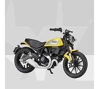 DWDUI 1/18 Alloy Diecast Motorcycle Model Workable Shork-Absorber Toy For Scrambler For Children Gifts Toy Collection