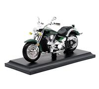 DWDUI 1:18 Diecast Motorcycle Model Workable Shork-Absorber Toy For Children Gifts Toy Collection For For Vulcan