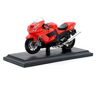 DWDUI 1:18 Diecast Motorcycle Model Workable Shork-Absorber Toy For Children Gifts Toy Collection For ZX14R