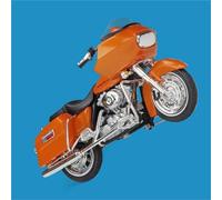 DWDUI 1:18 For 2002 FLTR Road Glide Motorcycle Model Toy Collection Moto Die Cast Metal With Plastic Part