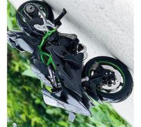 DWDUI 1:18 For For Ninja H2R Die-casting Motorcycle Model Alloy Collection Hobby Toy Gift Off-road Motorcycle