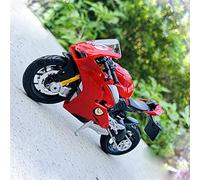 DWDUI 1:18 For Panigale V4 Die Cast Road Racer Alloy Motorcycle Model Toy Car Gift Collection