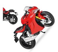 DWDUI 1:18 For Supersports Motorcycle Model Toy Simulation Alloy Locomotive Decoration Collection Gift Model Car