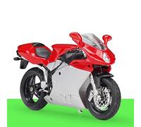 DWDUI 1/18 Metal Diecast Scale Model Motorcycle Kit Display Collections Gift Toy For MV Agusta F4S