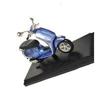 DWDUI 1/18 Scale Blue Scooter Alloy Model Motorcycle Model Holiday Collecting Ornament Boy Gifts For For Primavera 150