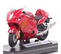 DWDUI 1/18 Scale Motorcycle Model Diecasts & Toy Vehicles Sport Bike Red Of Collectible For GSX1300R GSX Hayabusa