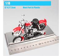 DWDUI 1/18 Scale Vintage For FLH Duo Glide 1958 Bike Low Rider Die Casting Model Vehicles Motorcycle Toys Souvenir Gift