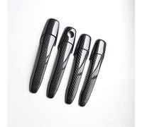DWDUI For Ford For Edge 2007 2008 2009 2010 Chrome Carbon Fiber Car Door Handle Cover Trim Sticker Styling Accessories