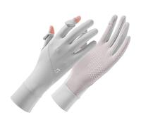 DWE UV Sun Protection Gloves,Summer Ice Silk Full Finger Touchscreen Non Slip Women Gloves for Golf Driving Cycling Riding Hiking Fishing Outdoor Activities