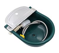 Dweaumniy Automatic Waterer Cattle Water Bowls with Float Valve, Water Trough Cattle Drinking Waterer for Cattle Sheep Horse Pig Dog Farm Supplies,Green