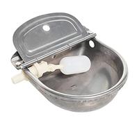 Dweaumniy Stainless Steel Water Trough, Automatic Waterer Cattle Water Bowls, Float Ball Valve Water Trough, for Horse Dog Cattle Goat Sheep Pig