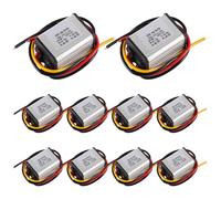 DWEII 10PCS DC-DC Buck Power Converter Module, Adjustable Voltage Regulator 8-22V to 3-15V 5V 12V 3A Buck Converter for Car Auto Vehicle Motor