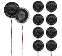 DWEII 10PCS Metal Shell Round Internal Magnet Speaker 2W 8 Ohm for DVD, EVD, Mini Multimedia Loudspeaker