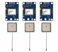 DWEII 3 Set GY-NEO6MV2 NEO-6M GPS Module NEO6MV2 with Flight Control EEPROM MWC APM2.5 Large Antenna for for Arduino EEPROM APM 2.5